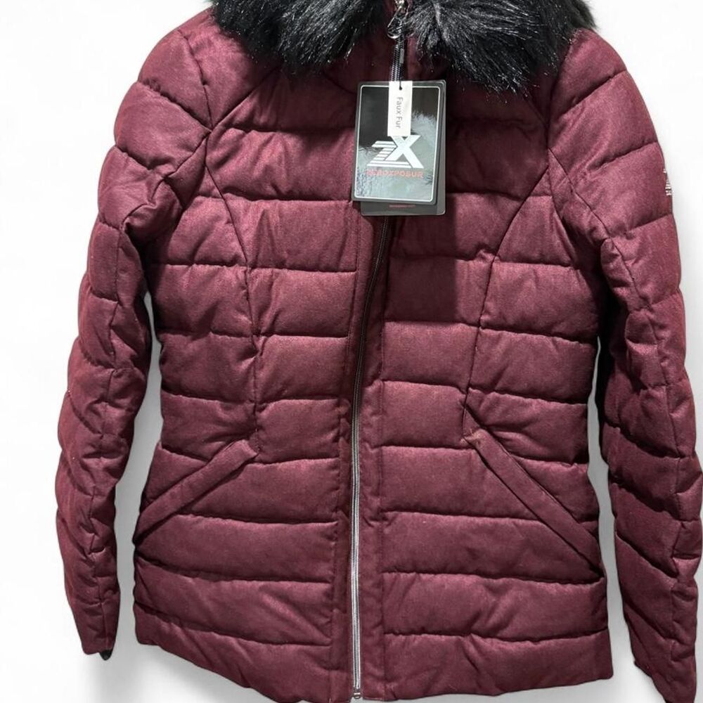 Zeroxposur Women's Burgundy and Red Jacket